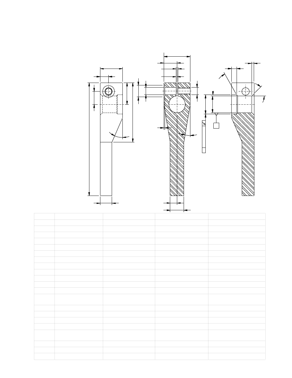 Clamp arm machining specifications | Enerpac ST-121 User Manual | Page 11 / 12