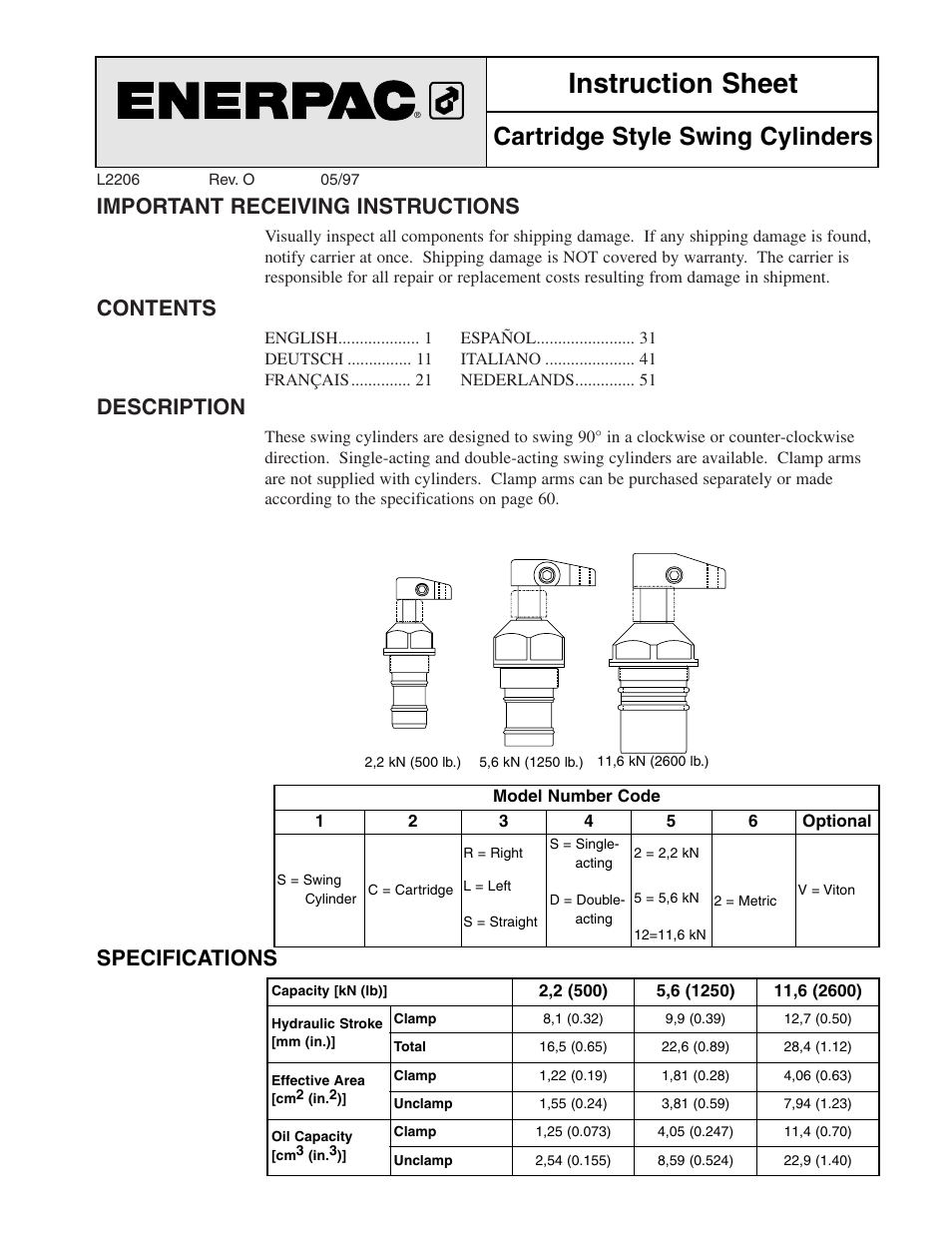 Enerpac SC-Series User Manual | 64 pages