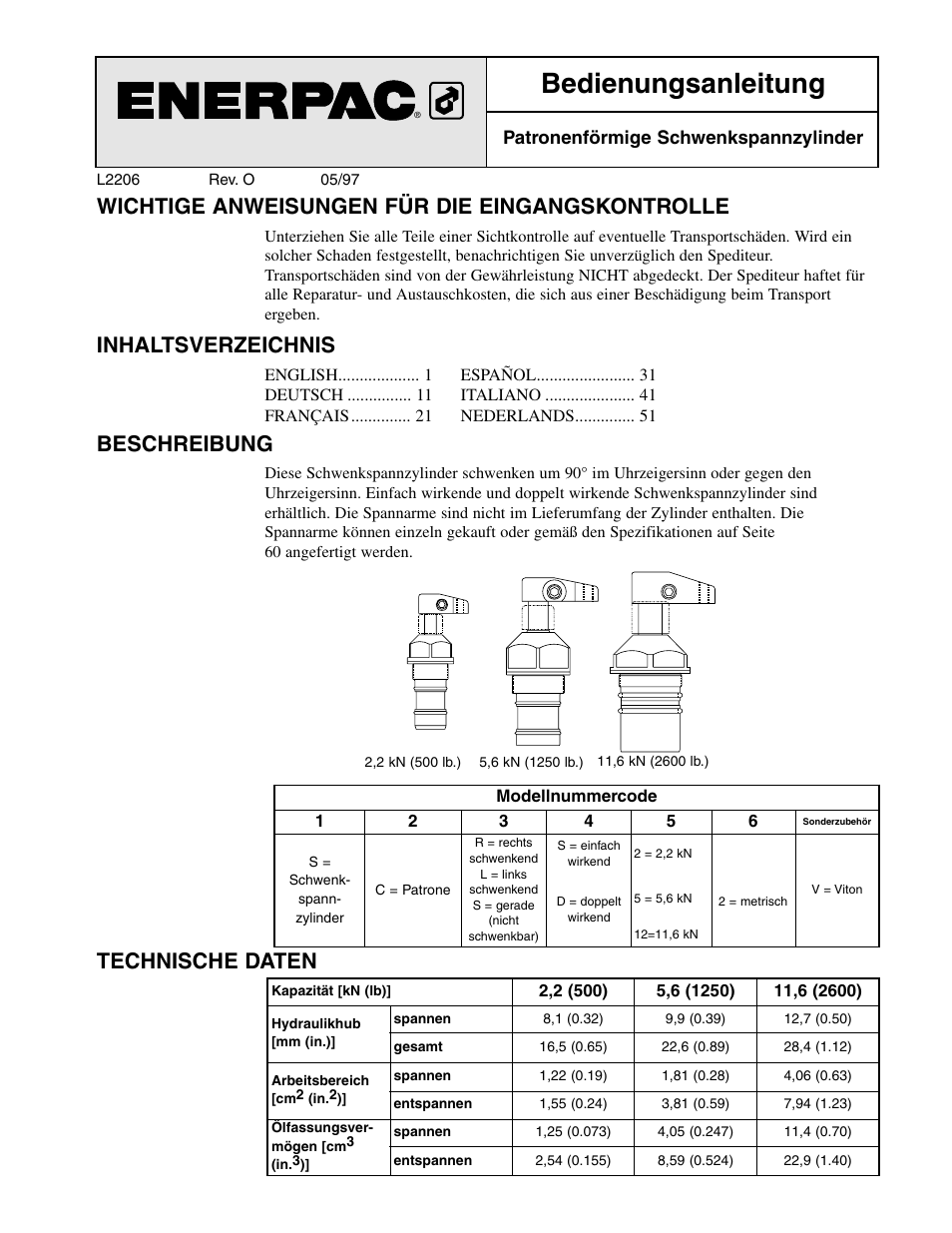 Enerpac SC-Series User Manual | Page 11 / 64