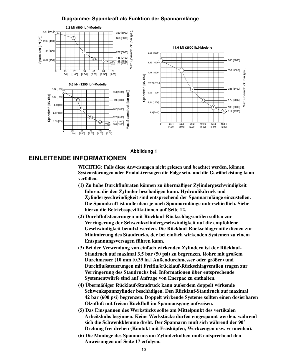 Einleitende informationen, Abbildung 1 | Enerpac SC-Series User Manual | Page 13 / 64