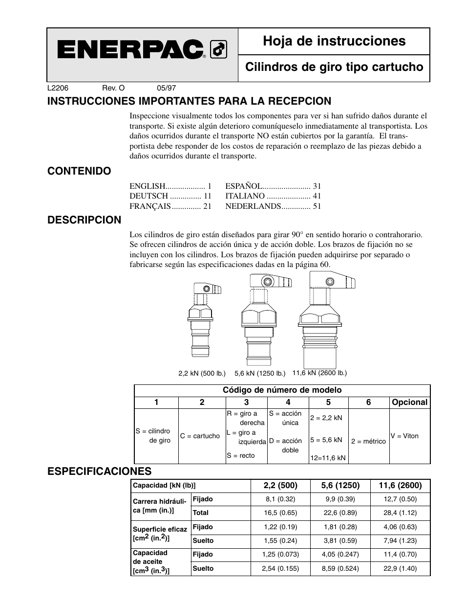 Enerpac SC-Series User Manual | Page 31 / 64