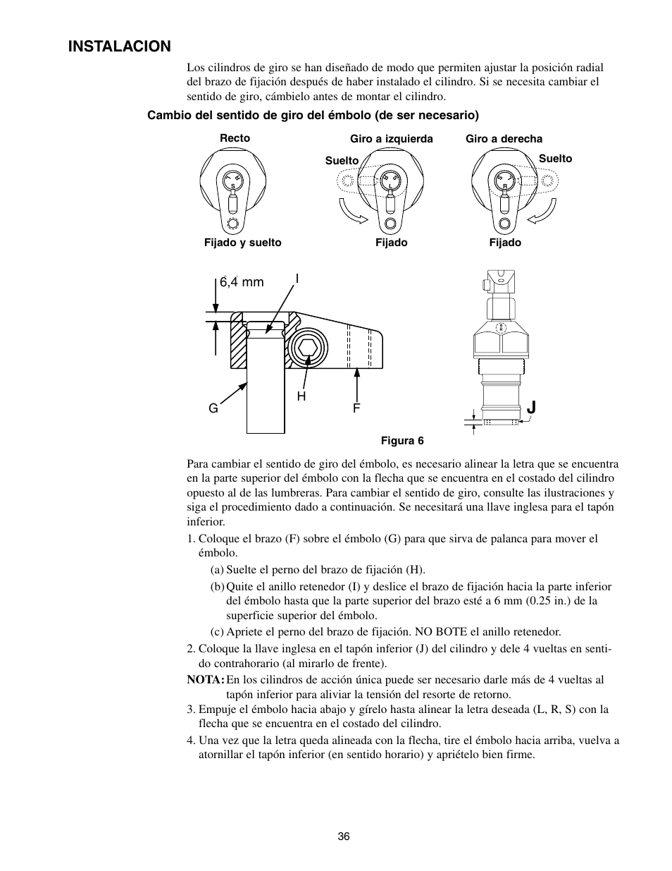 Instalacion | Enerpac SC-Series User Manual | Page 36 / 64