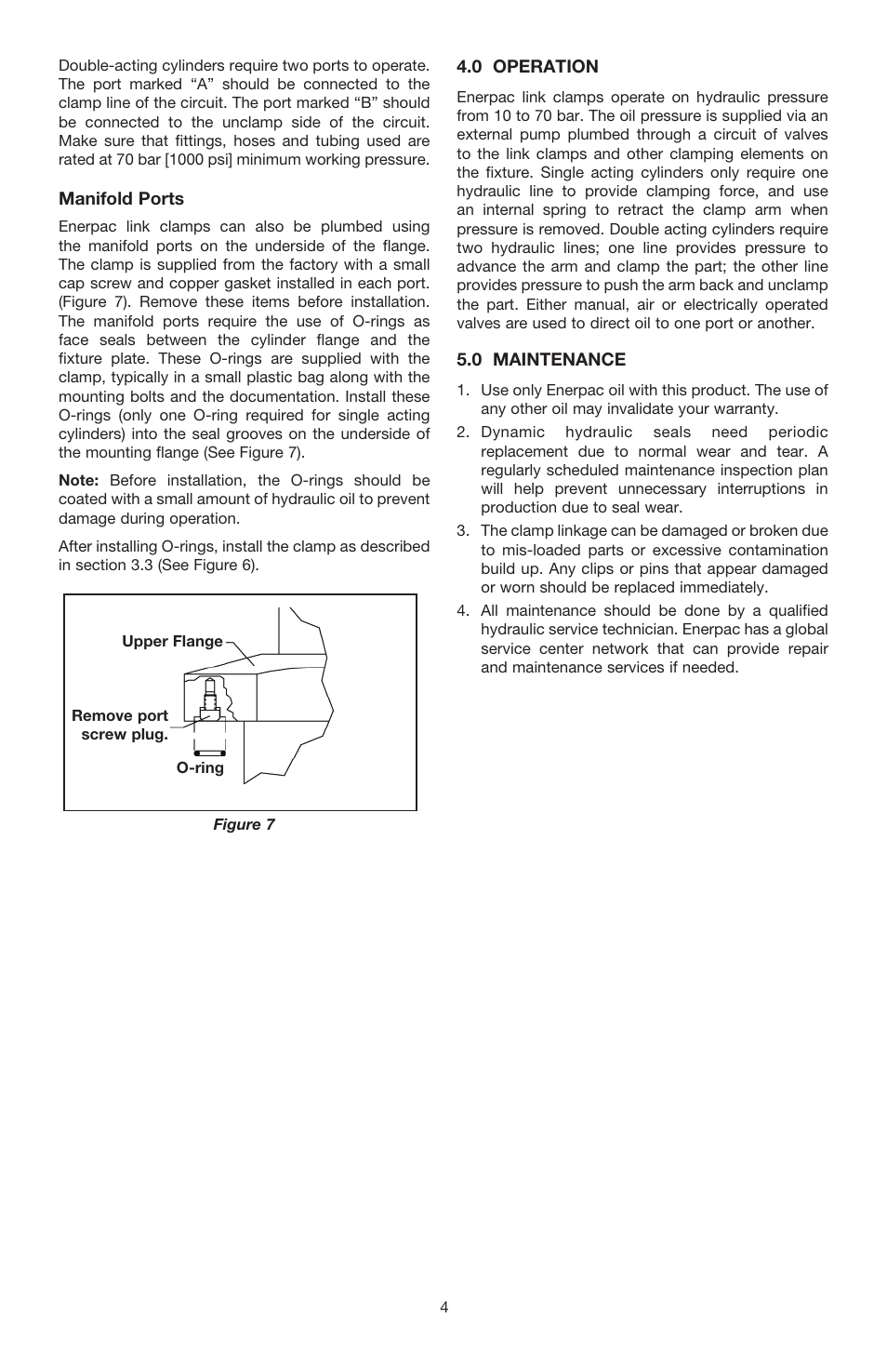 Enerpac LU7-Series User Manual | Page 4 / 8