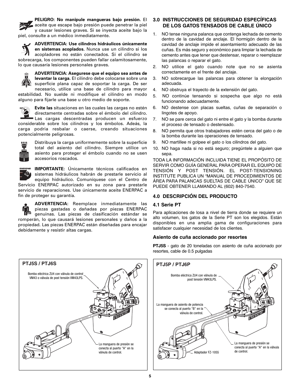 Enerpac SCJ-Series User Manual | Page 5 / 12