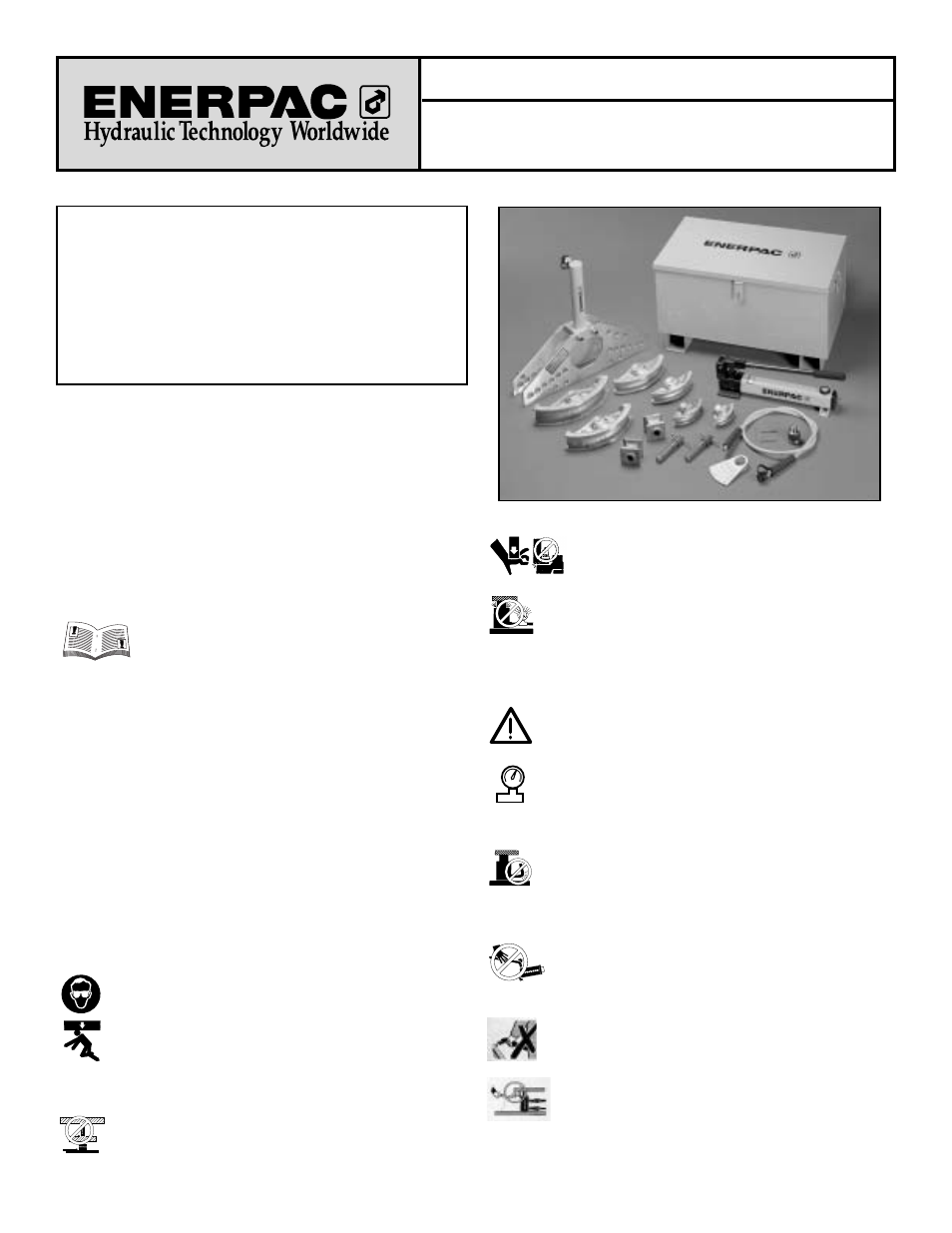 Enerpac STB-Series User Manual | 48 pages