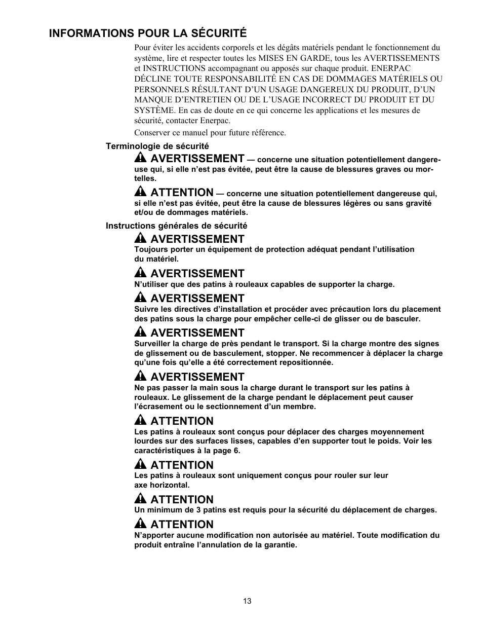 Enerpac ER-Series User Manual | Page 13 / 32