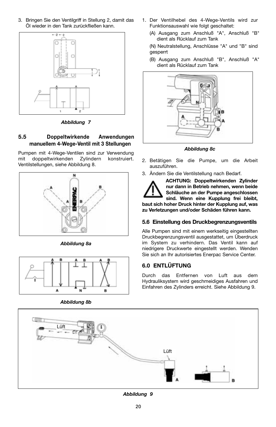 Enerpac MS-Series pumps User Manual | Page 20 / 96