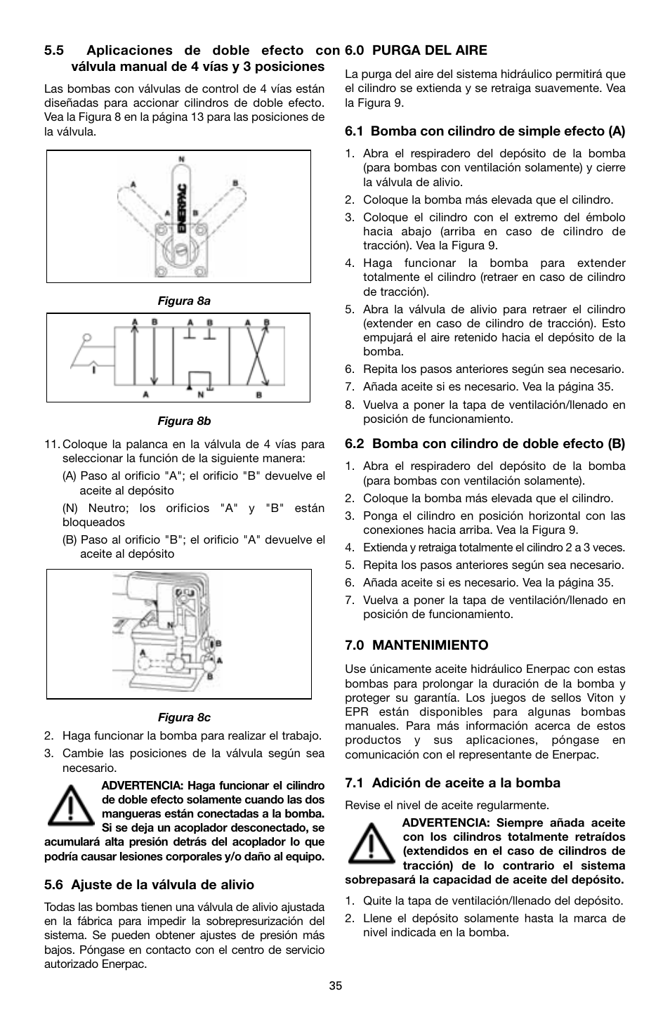 Enerpac MS-Series pumps User Manual | Page 35 / 96