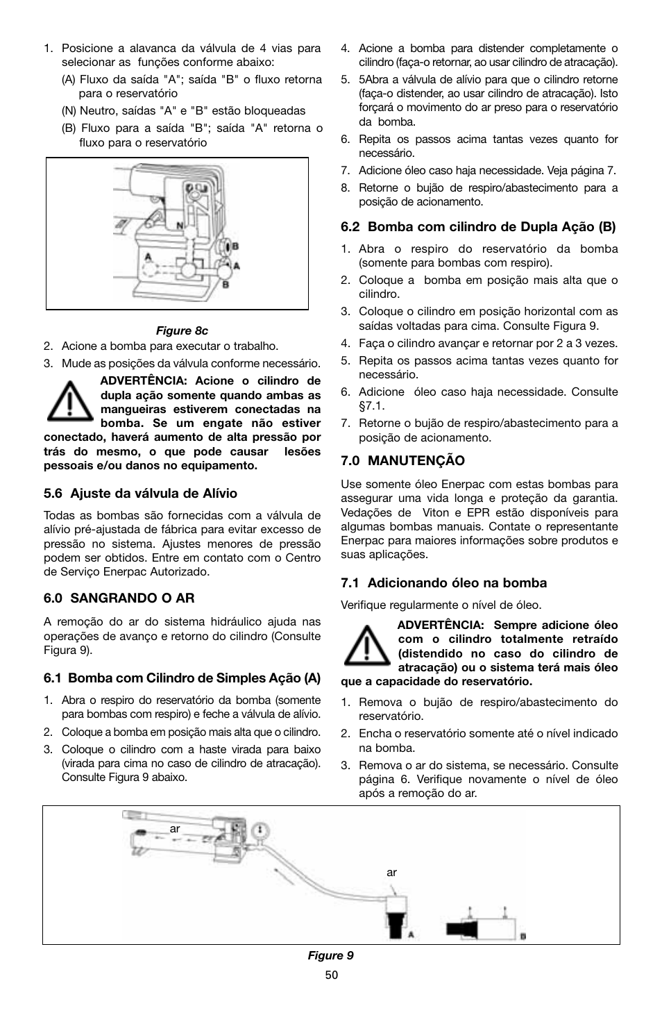 Enerpac MS-Series pumps User Manual | Page 50 / 96