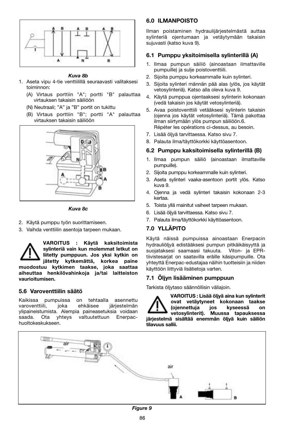 Enerpac MS-Series pumps User Manual | Page 86 / 96