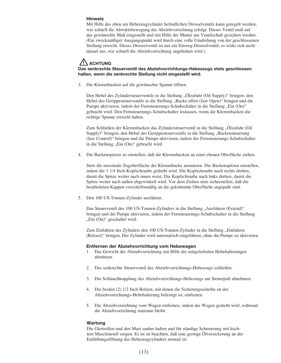 Enerpac EPH-Series User Manual | Page 13 / 52