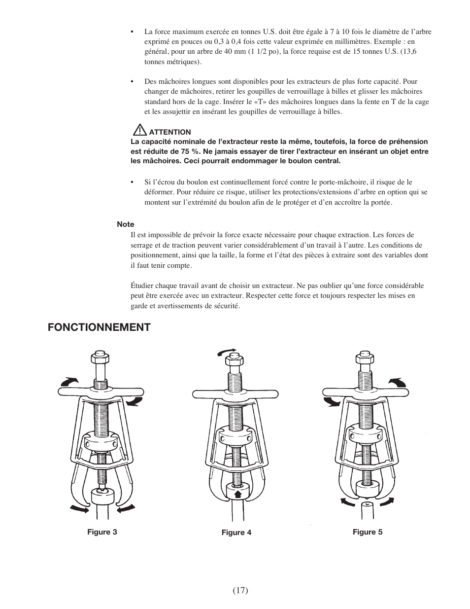 Fonctionnement | Enerpac EPH-Series User Manual | Page 17 / 52