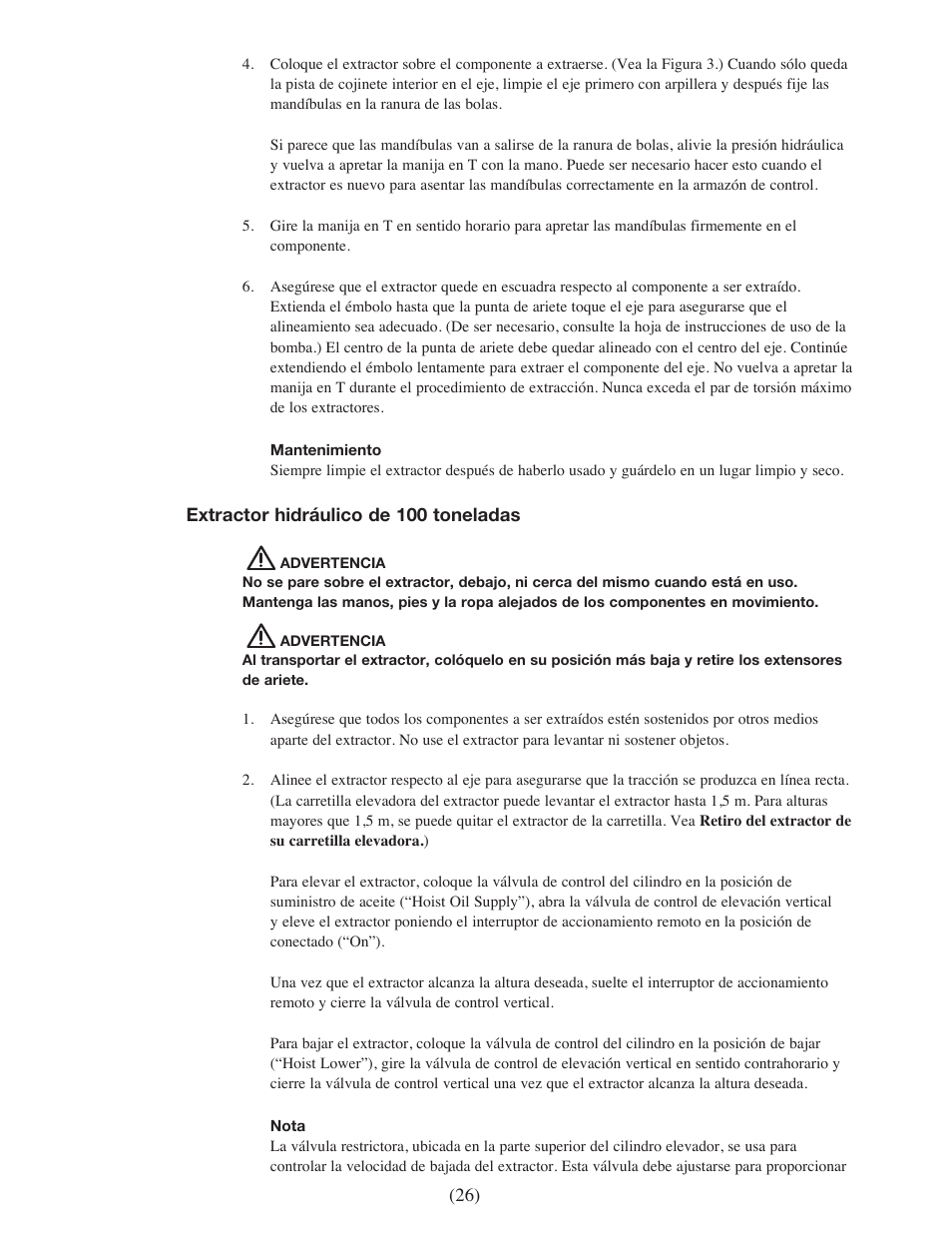 Enerpac EPH-Series User Manual | Page 26 / 52