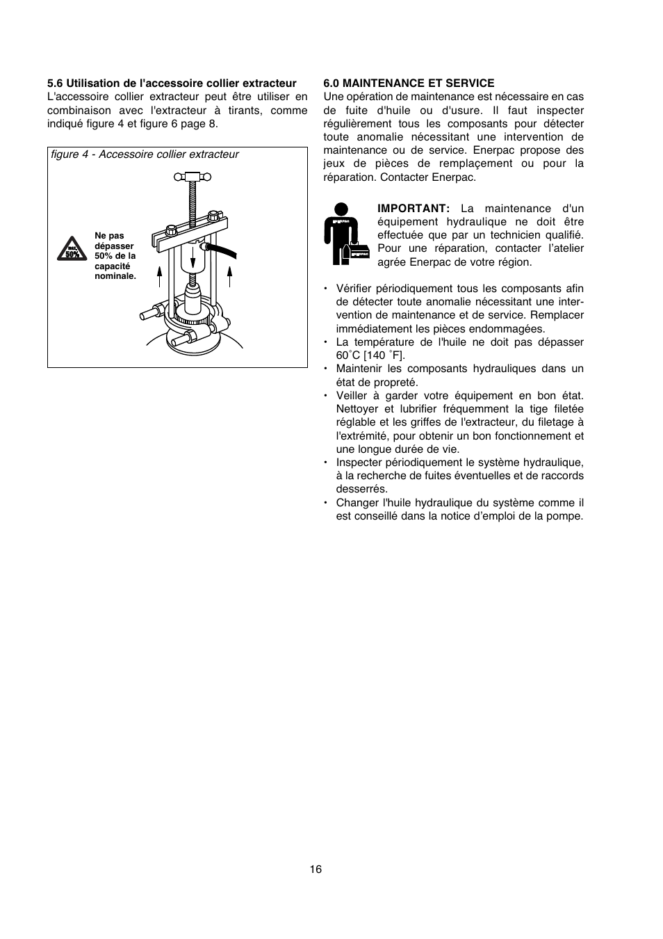 Enerpac BHP-Series User Manual | Page 16 / 40