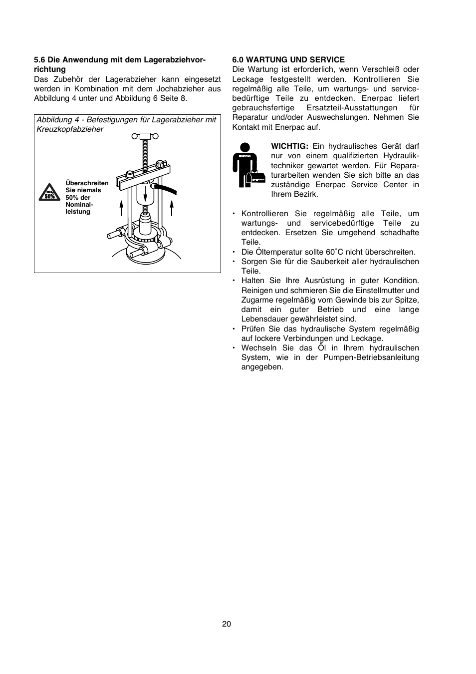 Enerpac BHP-Series User Manual | Page 20 / 40