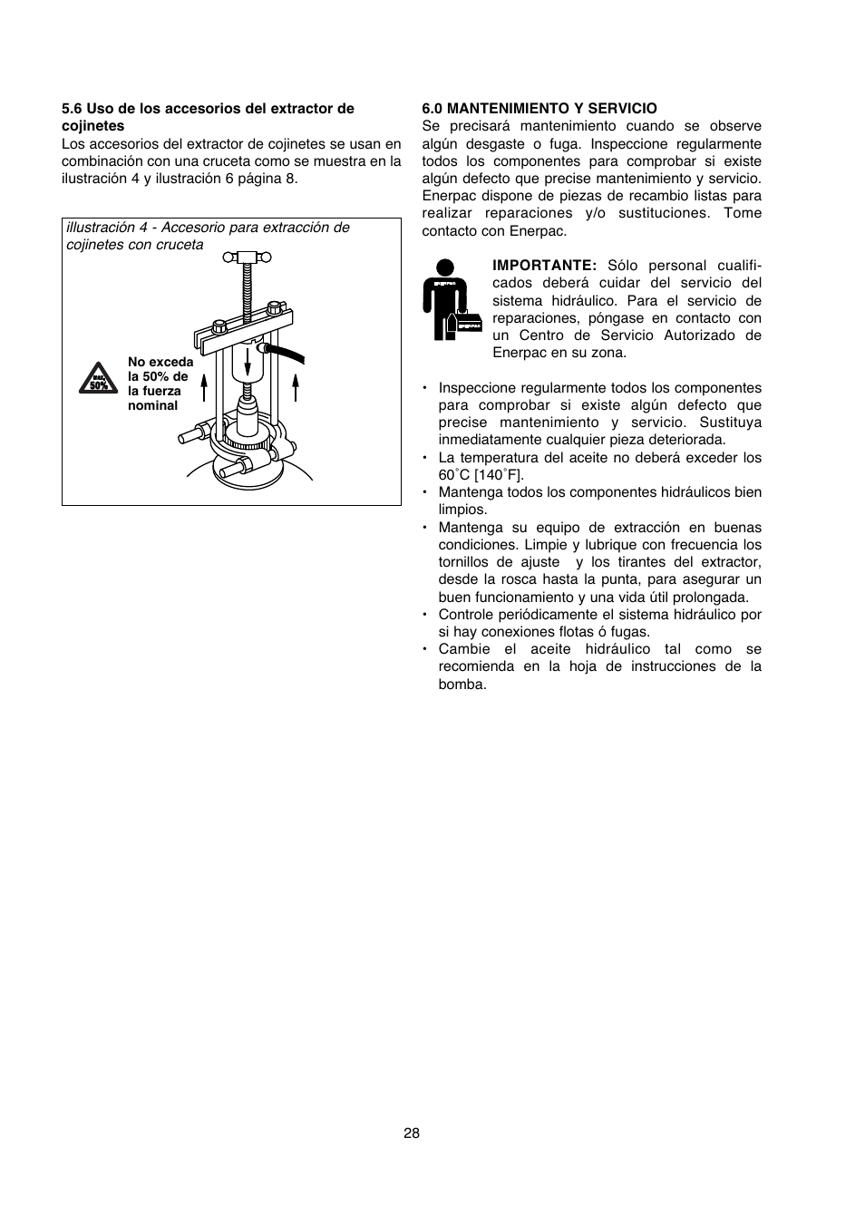 Enerpac BHP-Series User Manual | Page 28 / 40