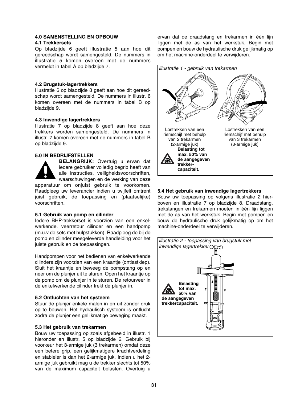 Enerpac BHP-Series User Manual | Page 31 / 40