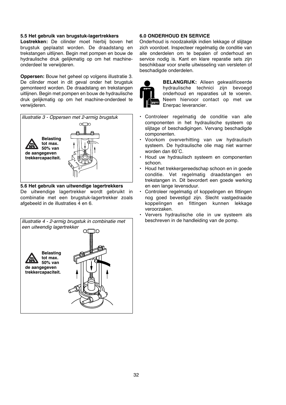 Enerpac BHP-Series User Manual | Page 32 / 40