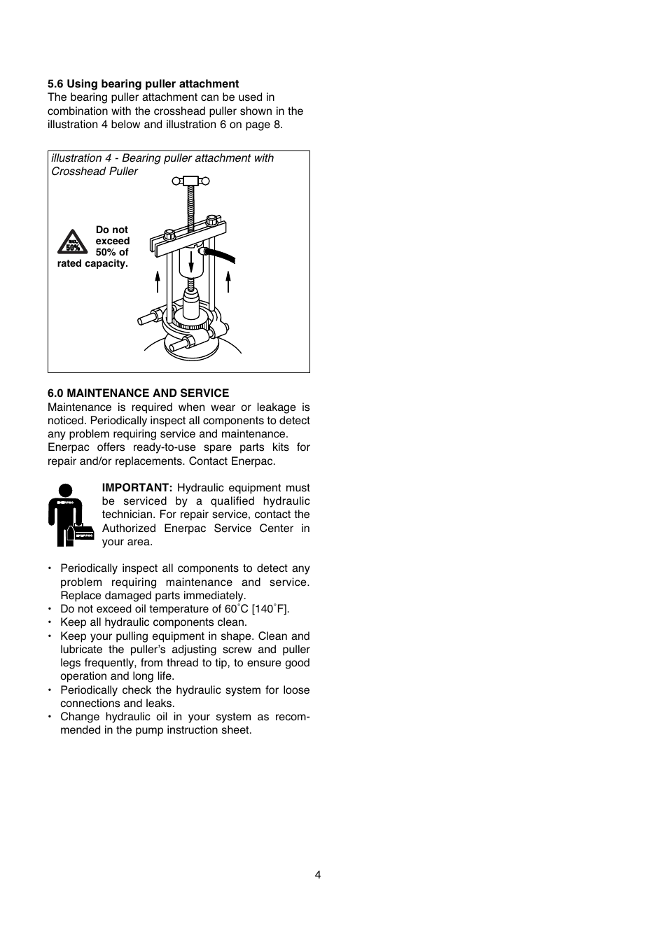 Enerpac BHP-Series User Manual | Page 4 / 40