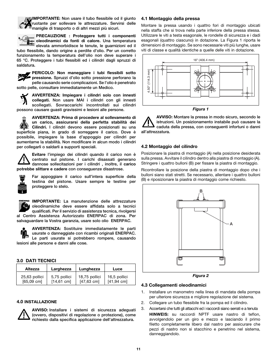 Enerpac А-Series User Manual | Page 11 / 28