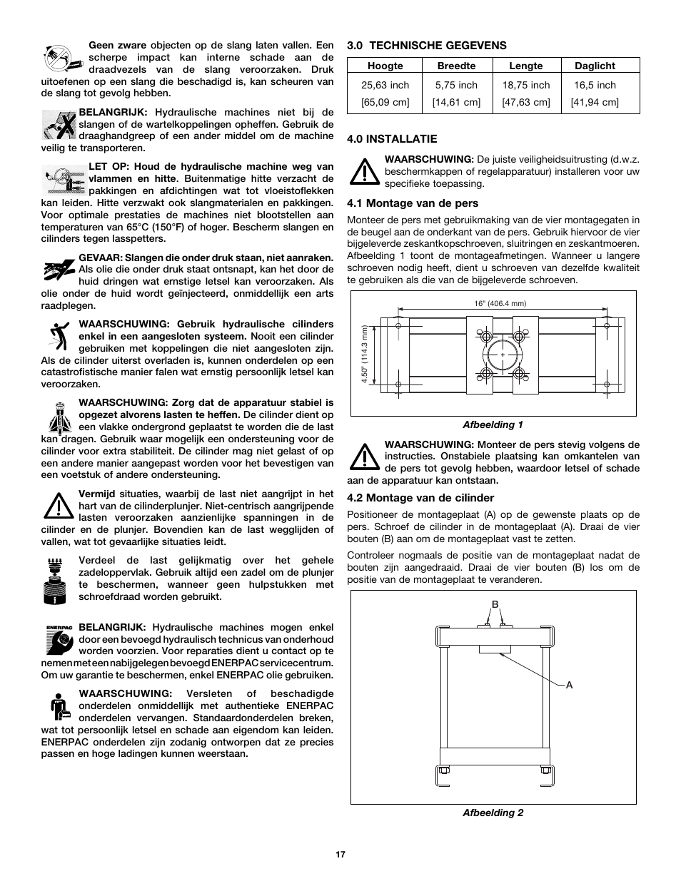 Enerpac А-Series User Manual | Page 17 / 28