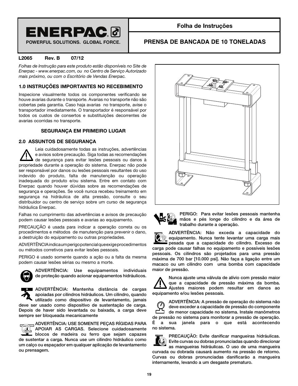 Enerpac А-Series User Manual | Page 19 / 28