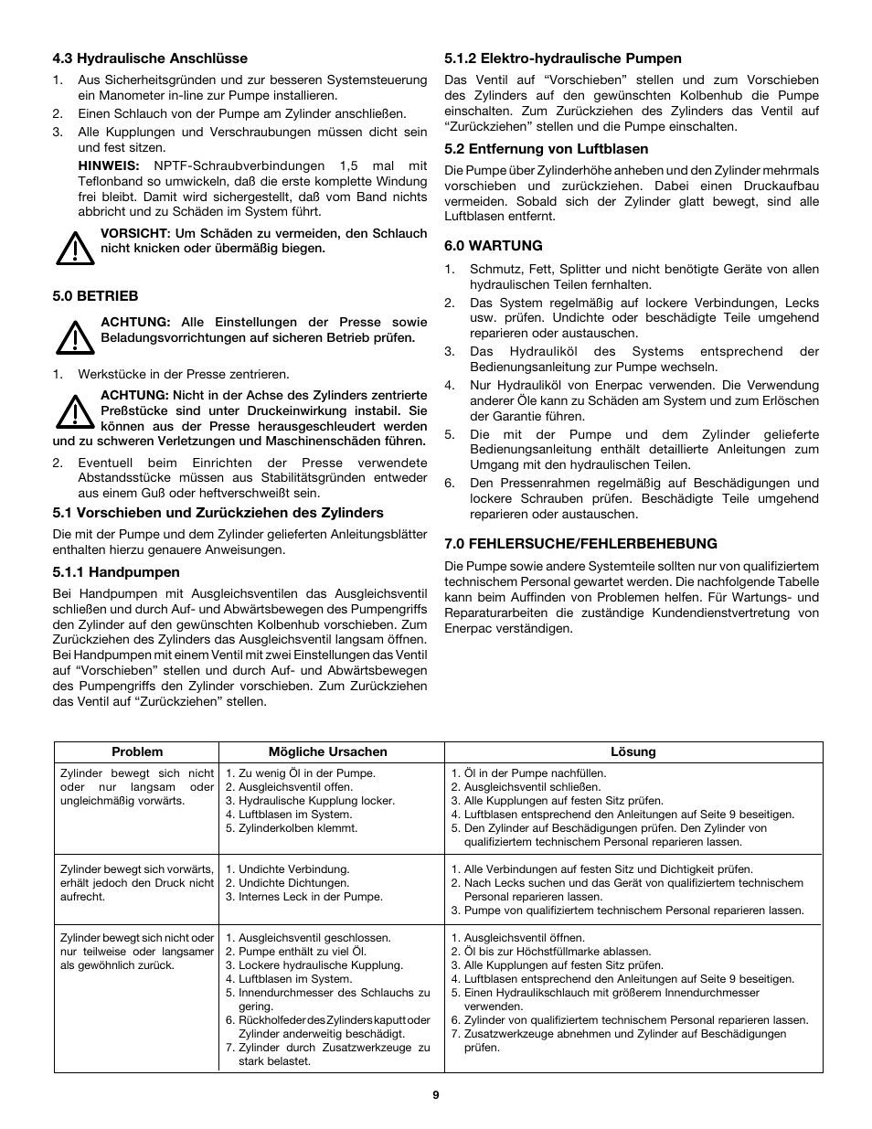 Enerpac А-Series User Manual | Page 9 / 28