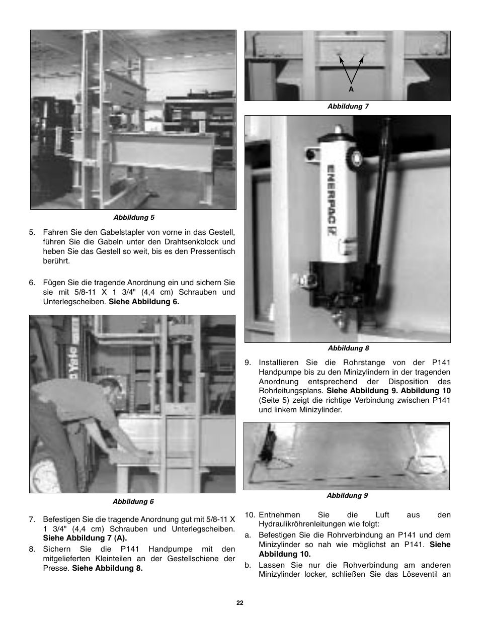 Enerpac BPR-Series User Manual | Page 22 / 68