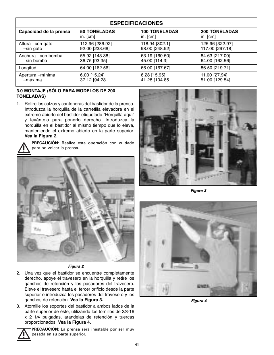 Enerpac BPR-Series User Manual | Page 41 / 68