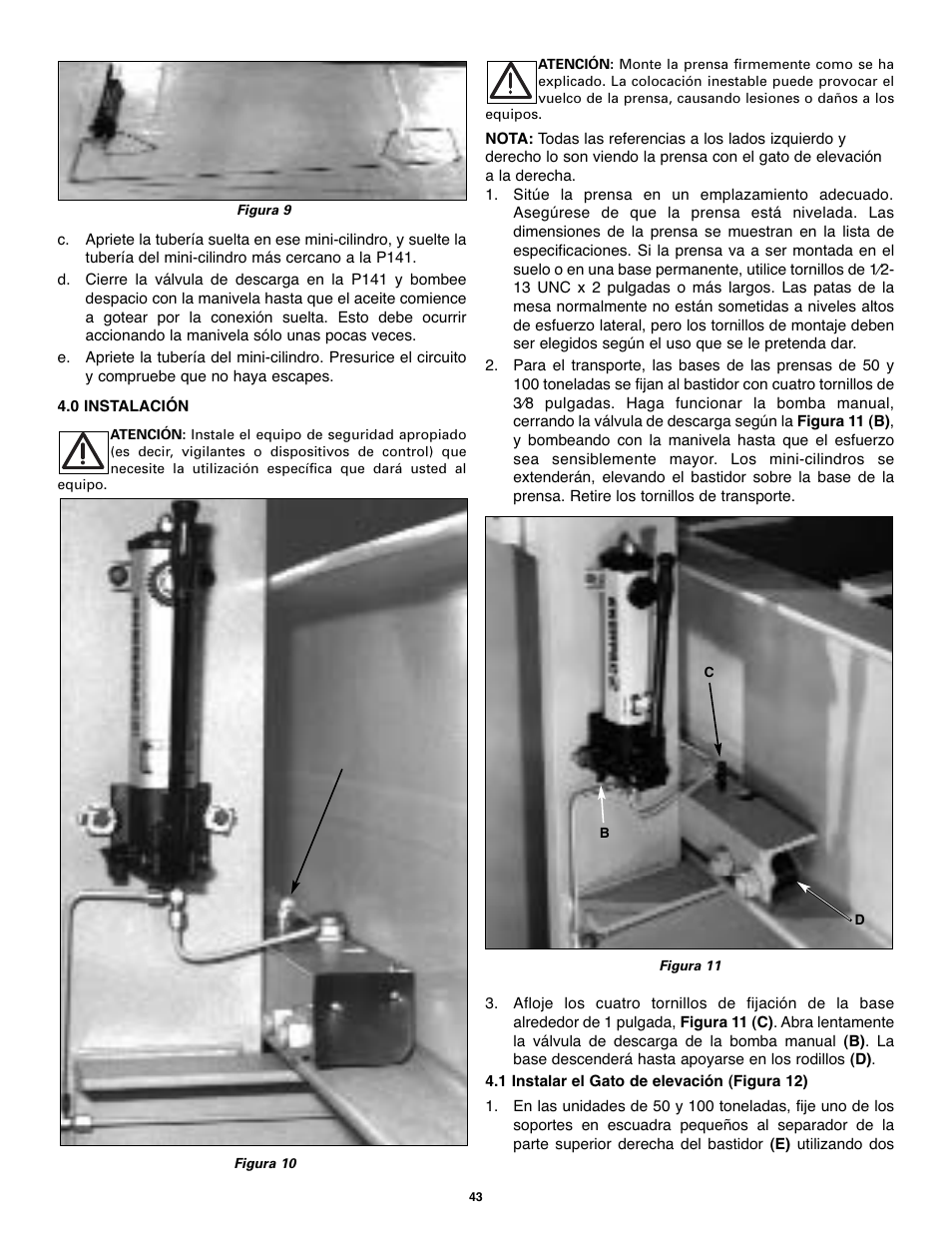 Enerpac BPR-Series User Manual | Page 43 / 68