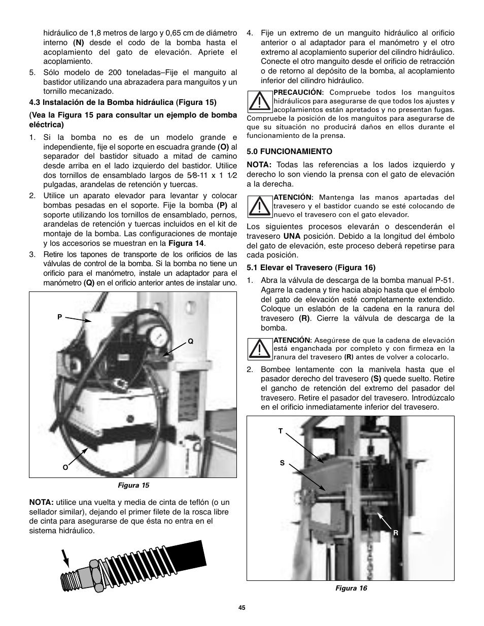 Enerpac BPR-Series User Manual | Page 45 / 68