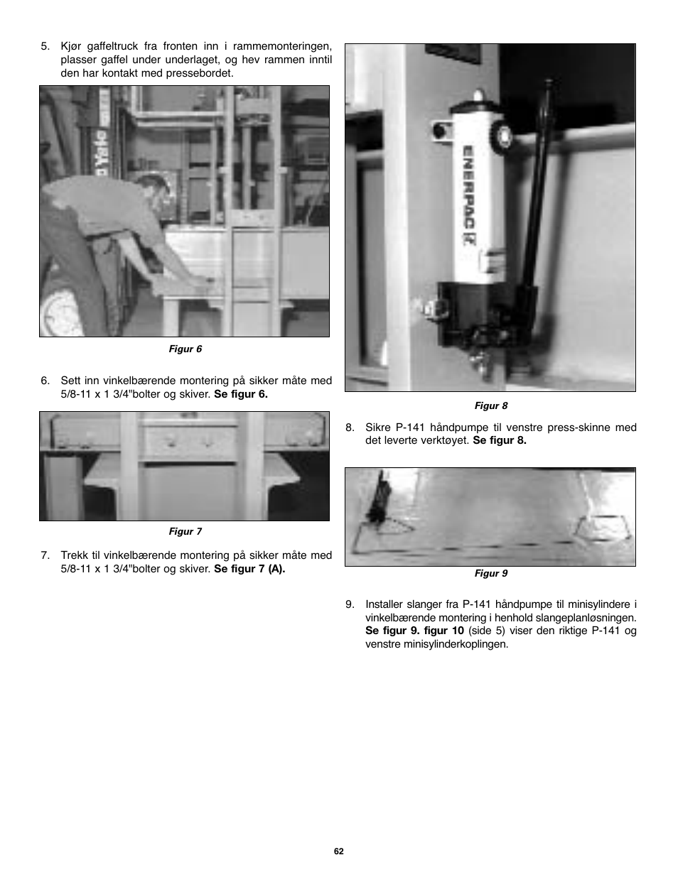 Enerpac BPR-Series User Manual | Page 62 / 68