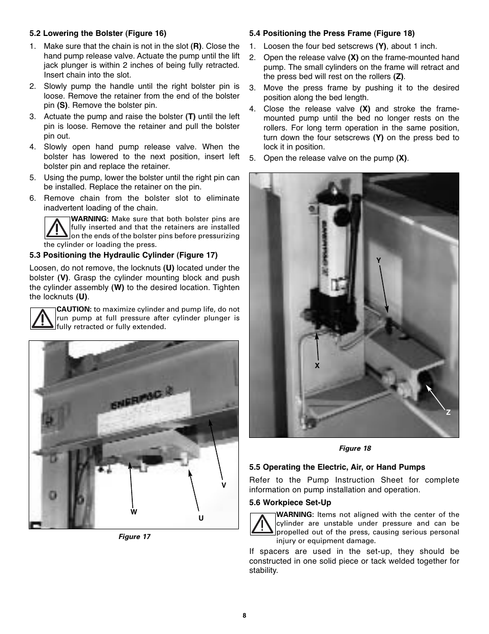 Enerpac BPR-Series User Manual | Page 8 / 68