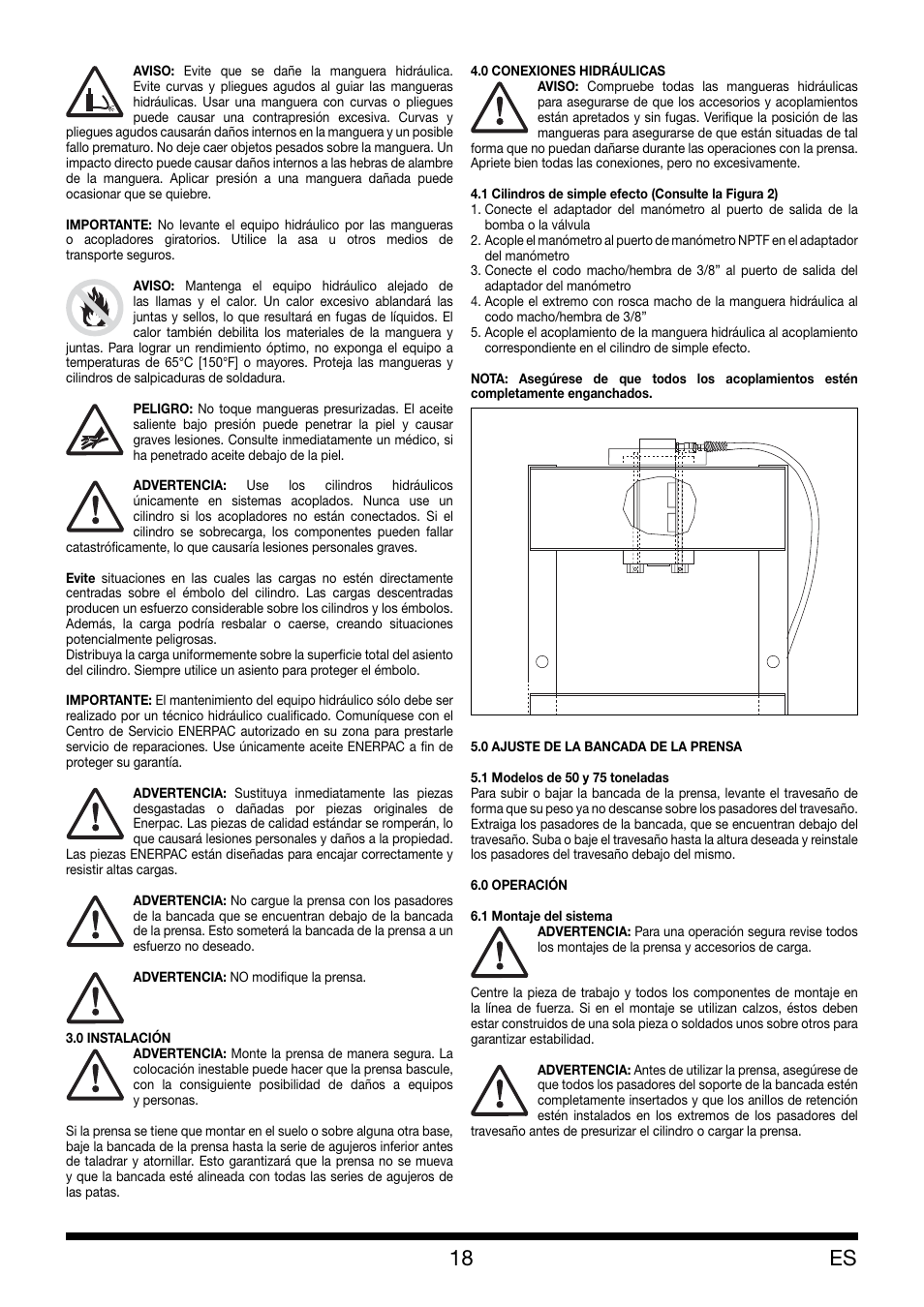 Enerpac XLP 50 and 75 ton User Manual | Page 18 / 52