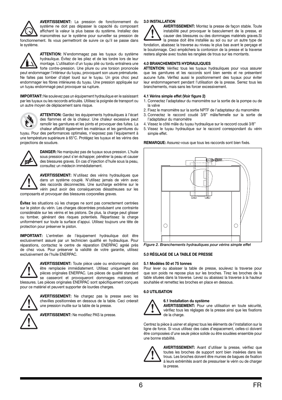 Enerpac XLP 50 and 75 ton User Manual | Page 6 / 52