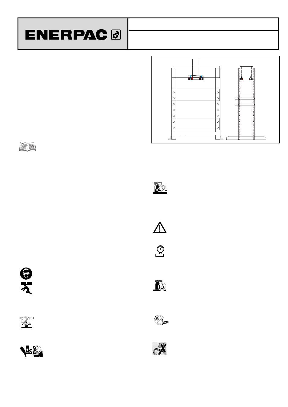 Seguridad primero | Enerpac VLP 50, 100 and 200 ton User Manual | Page 21 / 40