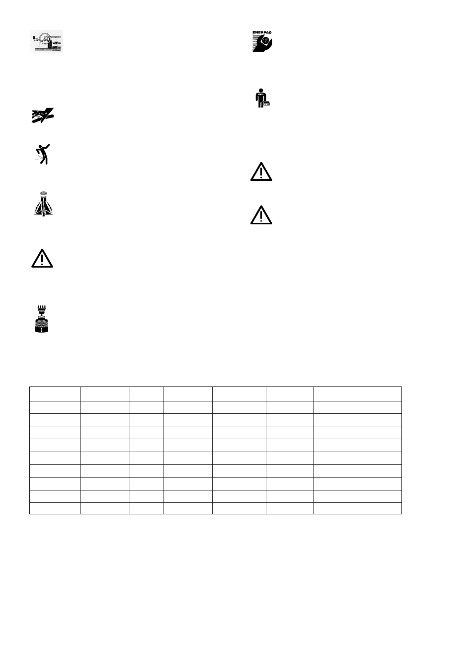 Enerpac VLP 50, 100 and 200 ton User Manual | Page 22 / 40