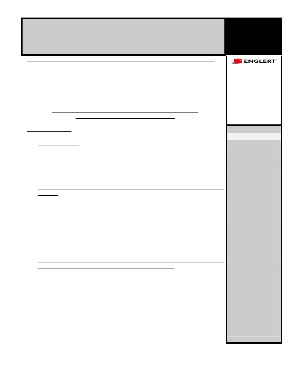 Englert S2000 Specifier Sheets User Manual | 6 pages