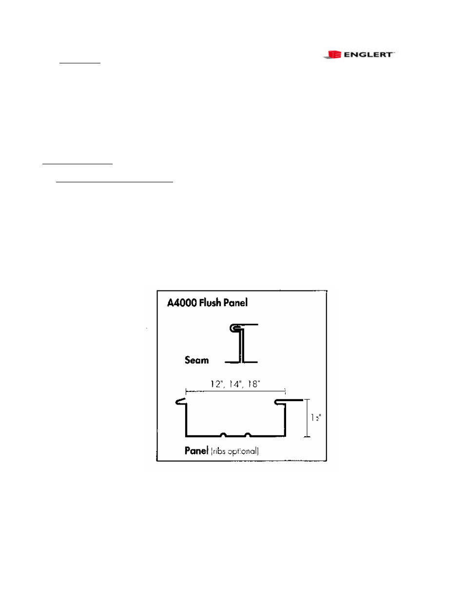 Series 4000, Wall panel and soffit system | Englert B4000 User Manual | Page 3 / 6