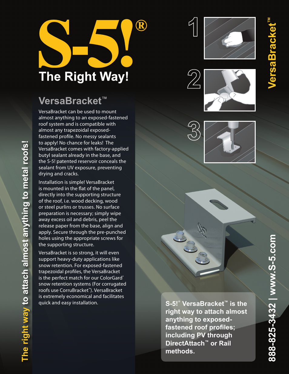 Englert S5 Versa Bracket User Manual | 2 pages