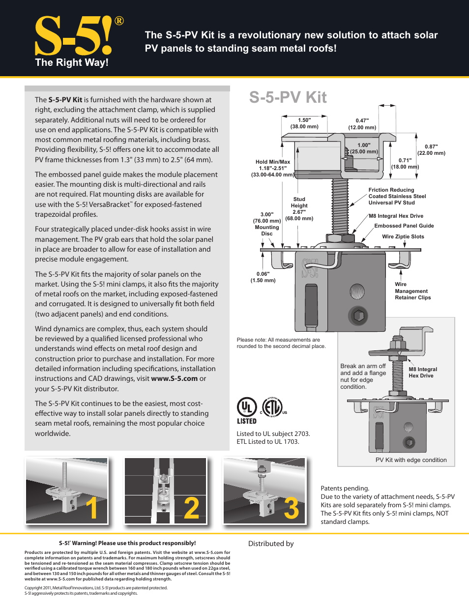 S-5-pv kit | Englert S5 S5PV User Manual | Page 2 / 2
