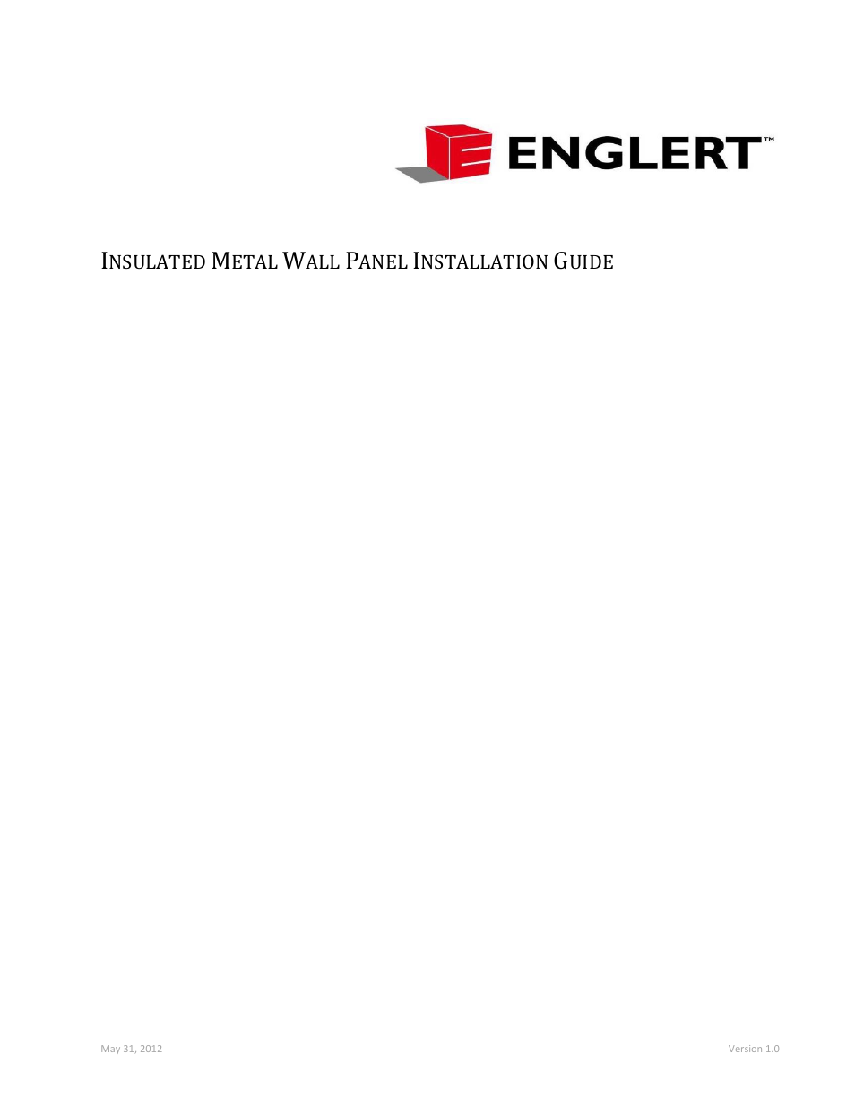 Englert IMP Englert Combined User Manual | 27 pages