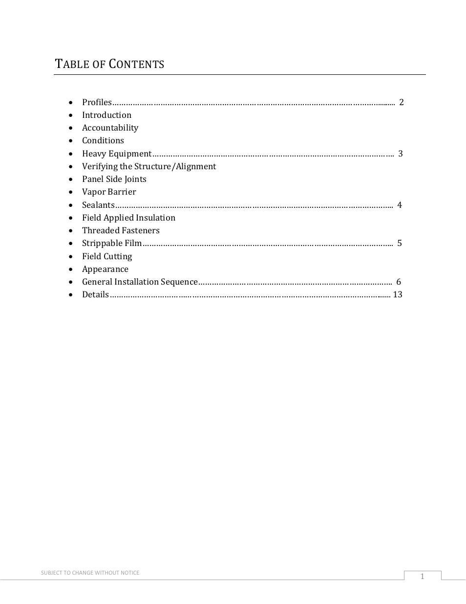 Able of, Ontents | Englert IMP Englert Combined User Manual | Page 2 / 27
