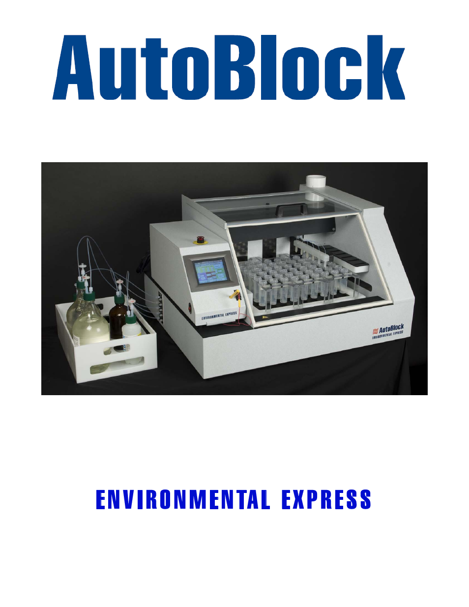 Environmental Express AutoBlock III User Manual | 35 pages