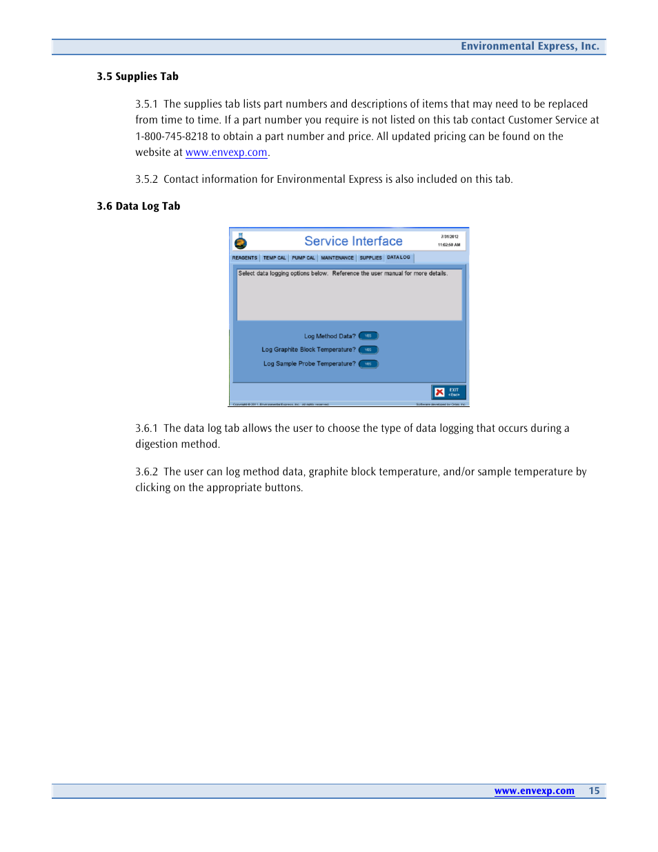 Environmental Express AutoBlock Plus User Manual | Page 15 / 28
