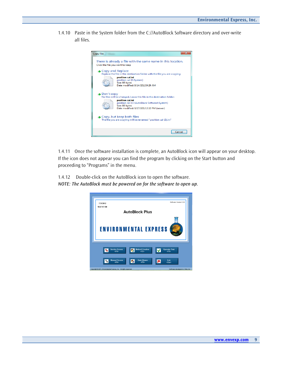 Environmental Express AutoBlock Plus User Manual | Page 9 / 28