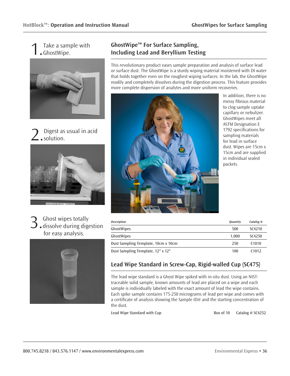 Environmental Express HotBlock CURRENT User Manual | Page 38 / 38