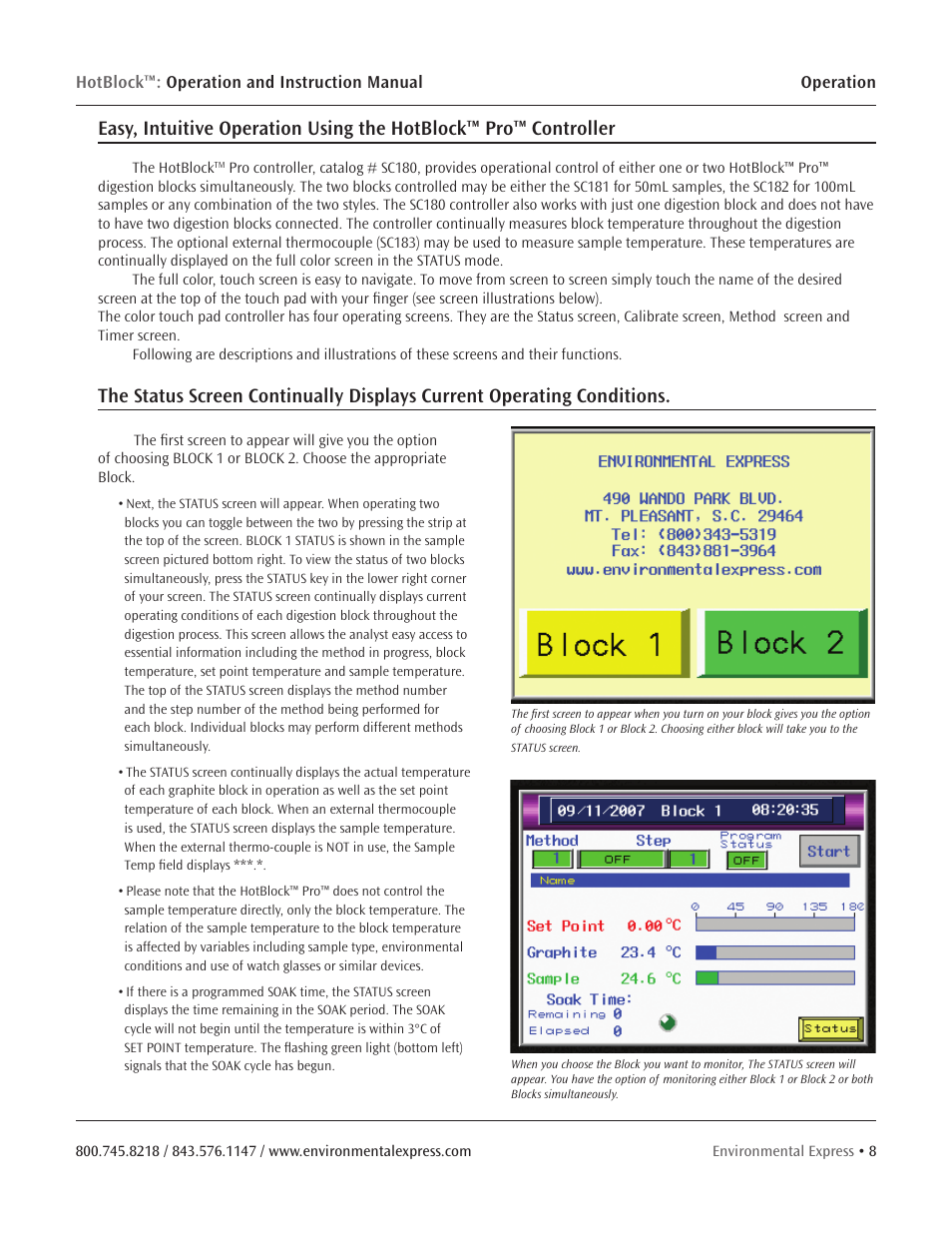 Environmental Express HotBlock Pro User Manual | Page 10 / 28