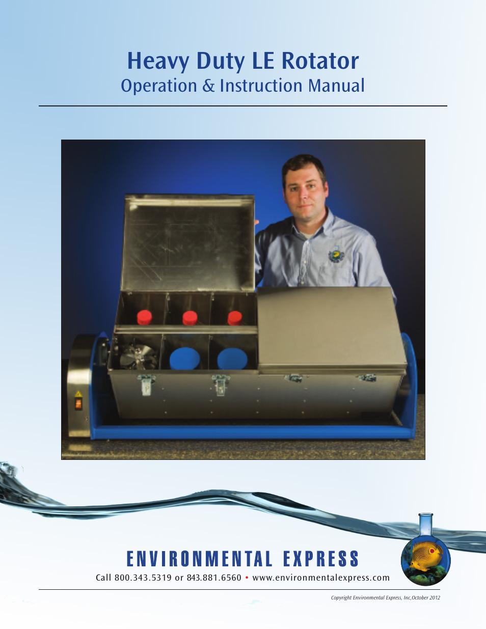 Environmental Express Rotator User Manual | 11 pages