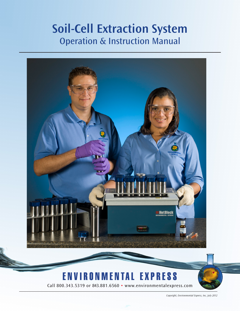 Environmental Express Soil-Cell User Manual | 15 pages